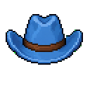 Blue Cowboy Hat