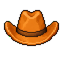 Orange Cowboy Hat
